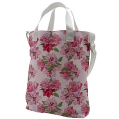 Rose Flowers Canvas Messenger Bag