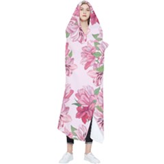 Rose Flowers Wearable Blanket by goljakoff