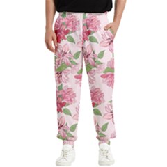 Rose Flowers Men s Elastic Waist Pants