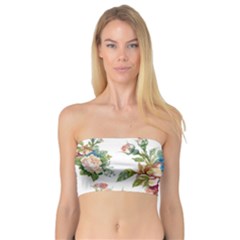 Vintage Flowers Bandeau Top by goljakoff