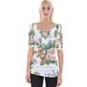 Vintage flowers Wide Neckline Tee View1