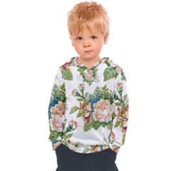 Vintage Flowers Kids  Overhead Hoodie by goljakoff