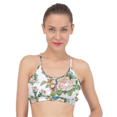 Vintage Flowers Basic Training Sports Bra by goljakoff