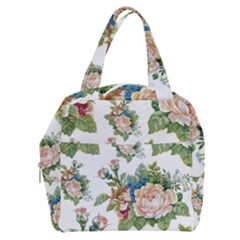 Vintage Flowers Boxy Hand Bag by goljakoff