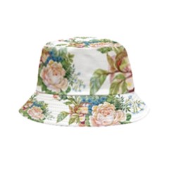 Vintage Flowers Inside Out Bucket Hat