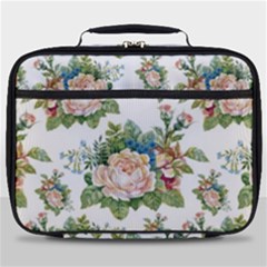 Vintage Flowers Pattern Full Print Lunch Bag by goljakoff