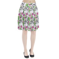 Flowers Pleated Skirt by goljakoff