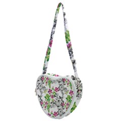 Flowers Heart Shoulder Bag by goljakoff