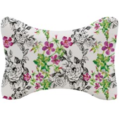 Flowers Seat Head Rest Cushion by goljakoff