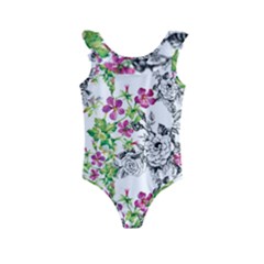 Flowers Kids  Frill Swimsuit by goljakoff