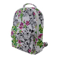 Flowers Flap Pocket Backpack (large) by goljakoff