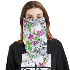 Flowers Face Covering Bandana (triangle)