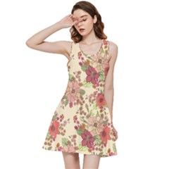 Vintage Garden Flowers Inside Out Racerback Dress