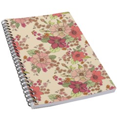 Vintage Garden Flowers 5 5  X 8 5  Notebook by goljakoff