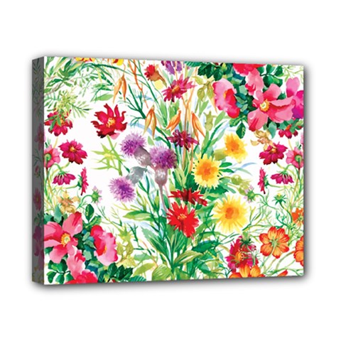 Summer Flowers Canvas 10  X 8  (stretched) by goljakoff