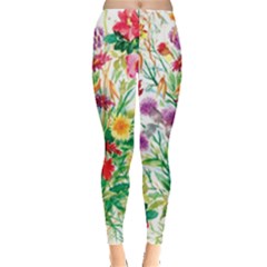 Summer Flowers Leggings  by goljakoff