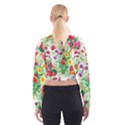 Summer flowers Cropped Sweatshirt View2