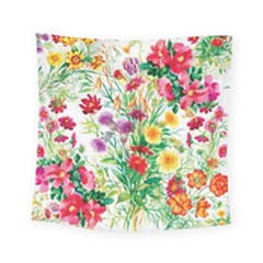 Summer Flowers Square Tapestry (small) by goljakoff