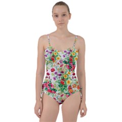 Summer Flowers Sweetheart Tankini Set by goljakoff