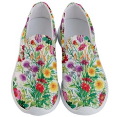 Summer Flowers Men s Lightweight Slip Ons by goljakoff