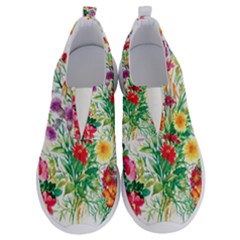 Summer Flowers No Lace Lightweight Shoes by goljakoff