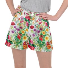 Summer Flowers Ripstop Shorts by goljakoff