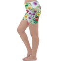 Summer flowers Lightweight Velour Yoga Shorts View2