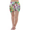 Summer flowers Lightweight Velour Yoga Shorts View4