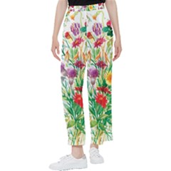 Summer Flowers Women s Pants  by goljakoff