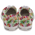 Summer flowers pattern Women s Low Top Canvas Sneakers View4