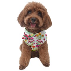 Summer Flowers Pattern Dog Sweater by goljakoff