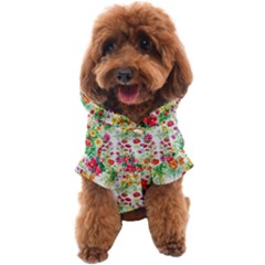 Summer Flowers Pattern Dog Coat by goljakoff