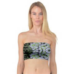 Calm In The Flower Forest Of Tranquility Ornate Mandala Bandeau Top by pepitasart