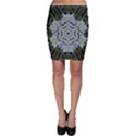 Calm In The Flower Forest Of Tranquility Ornate Mandala Bodycon Skirt View1