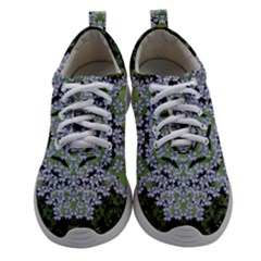 Calm In The Flower Forest Of Tranquility Ornate Mandala Athletic Shoes by pepitasart