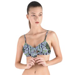 Calm In The Flower Forest Of Tranquility Ornate Mandala Tie Up Cut Bikini Top by pepitasart