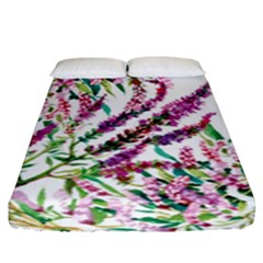 Flowers Fitted Sheet (king Size) by goljakoff