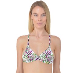 Flowers Reversible Tri Bikini Top by goljakoff