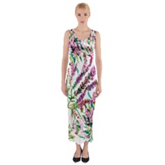 Flowers Fitted Maxi Dress by goljakoff