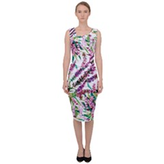 Flowers Sleeveless Pencil Dress by goljakoff