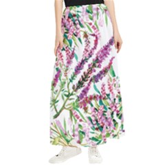 Flowers Maxi Chiffon Skirt