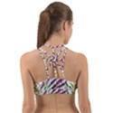 Flowers Back Web Sports Bra View2