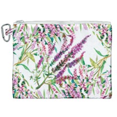 Flowers Canvas Cosmetic Bag (xxl) by goljakoff