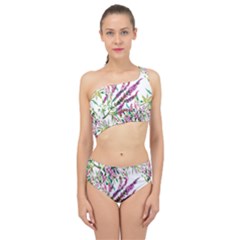 Flowers Spliced Up Two Piece Swimsuit by goljakoff