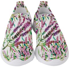 Flowers Kids  Slip On Sneakers by goljakoff