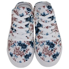 Blue And Rose Flowers Half Slippers by goljakoff