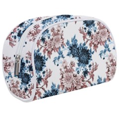 Blue And Rose Flowers Makeup Case (medium) by goljakoff