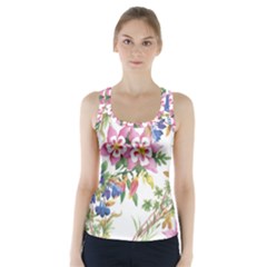 Garden Flowers Racer Back Sports Top by goljakoff