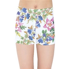 Garden Flowers Kids  Sports Shorts by goljakoff