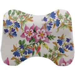 Garden Flowers Head Support Cushion by goljakoff